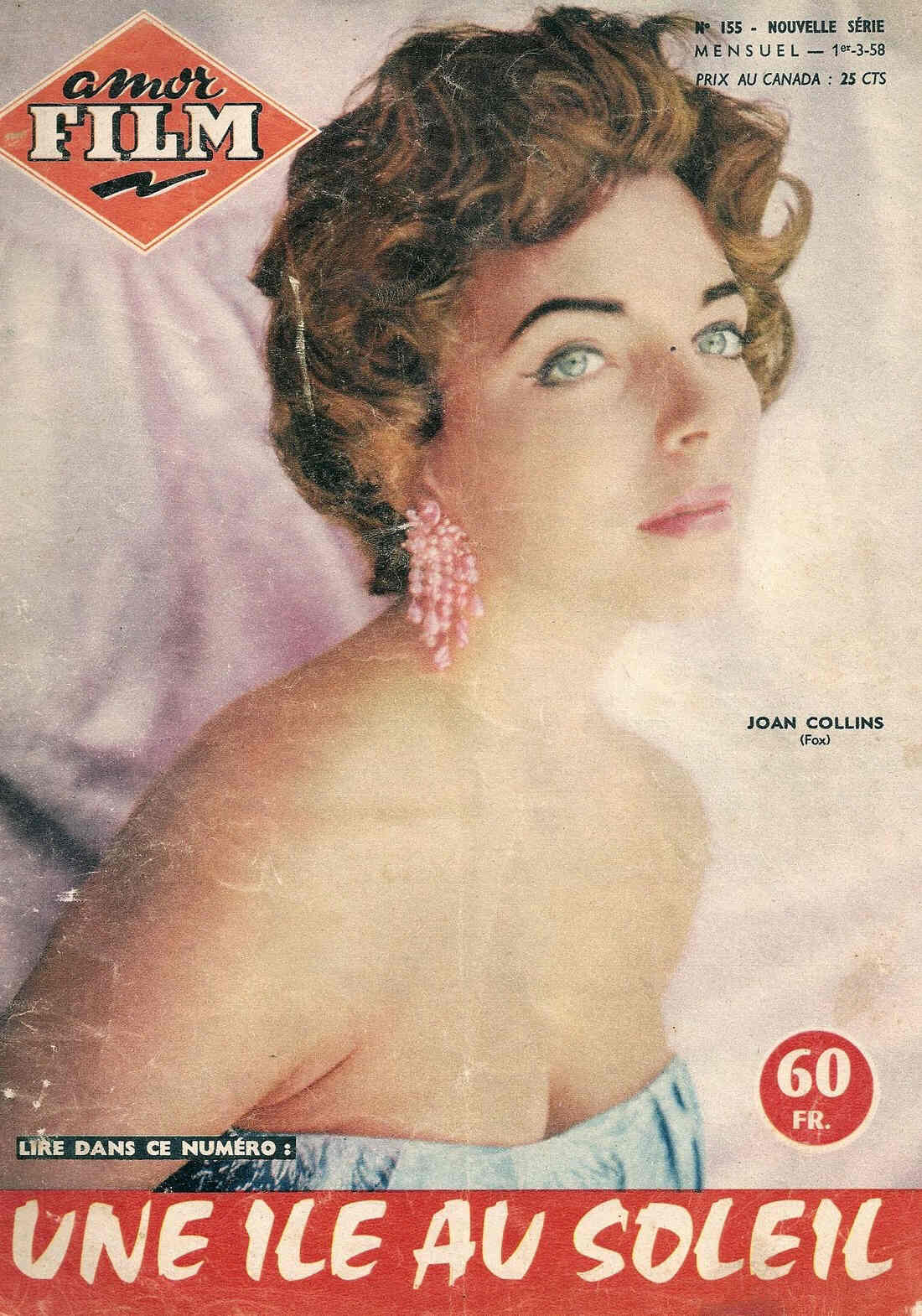 AMOR FILM magazine side cover Issue 155 March 1958