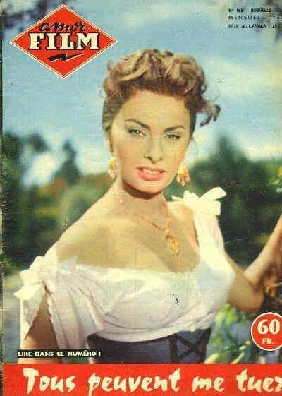 AMOR FILM magazine side cover Issue 158 June 1958