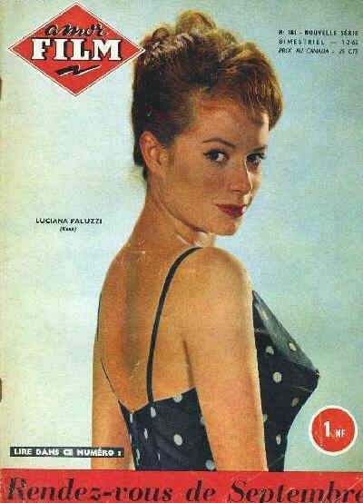 AMOR FILM magazine side cover Issue 181 1 February 1962