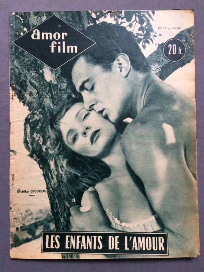 AMOR FILM magazine side cover Issue 19 1 February 1954