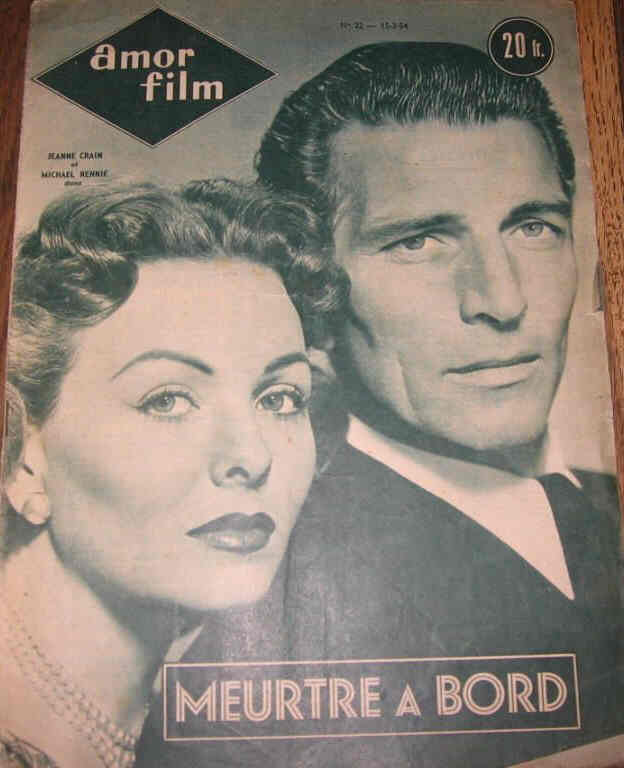 AMOR FILM magazine side cover Issue 22 15 March 1954