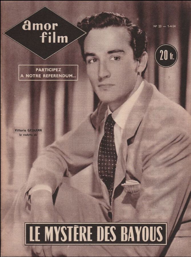 AMOR FILM magazine side cover Issue 23 1 April 1954