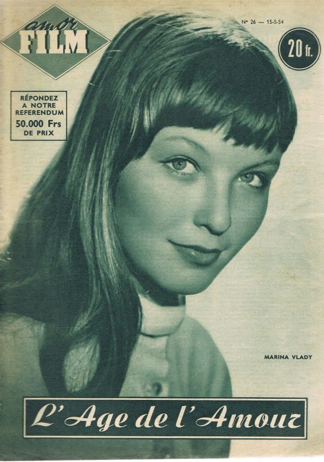 AMOR FILM magazine side cover Issue 26 15 May 1954