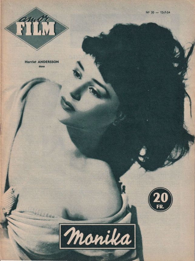 AMOR FILM magazine side cover Issue 30 15 July 1954