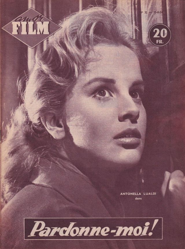 AMOR FILM magazine side cover Issue 32 15 August 1954