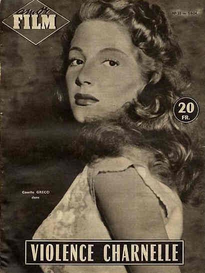 AMOR FILM magazine side cover Issue 33 1 September 1954