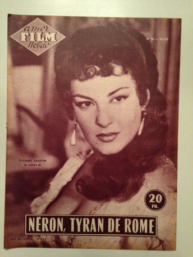 AMOR FILM magazine side cover Issue 58 March 1955