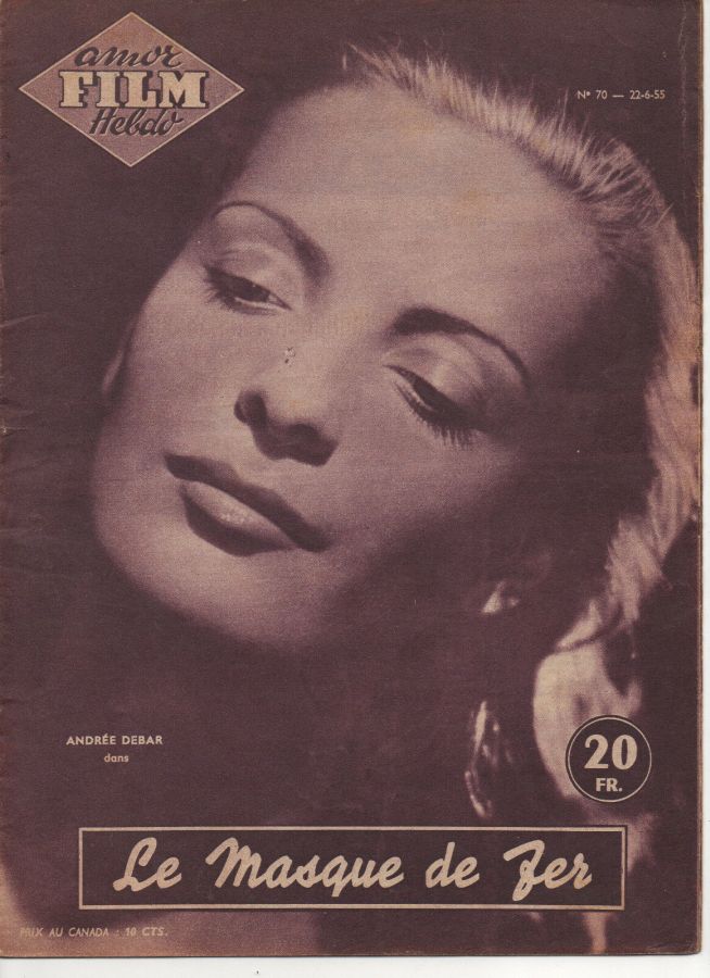 AMOR FILM magazine side cover Issue 70 June 1955
