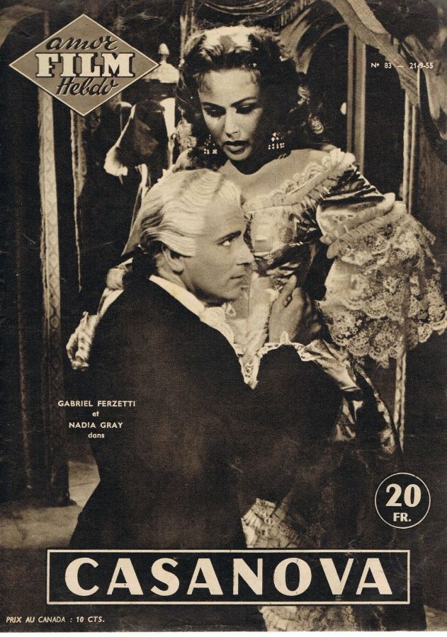 AMOR FILM magazine side cover Issue 83 September 1955