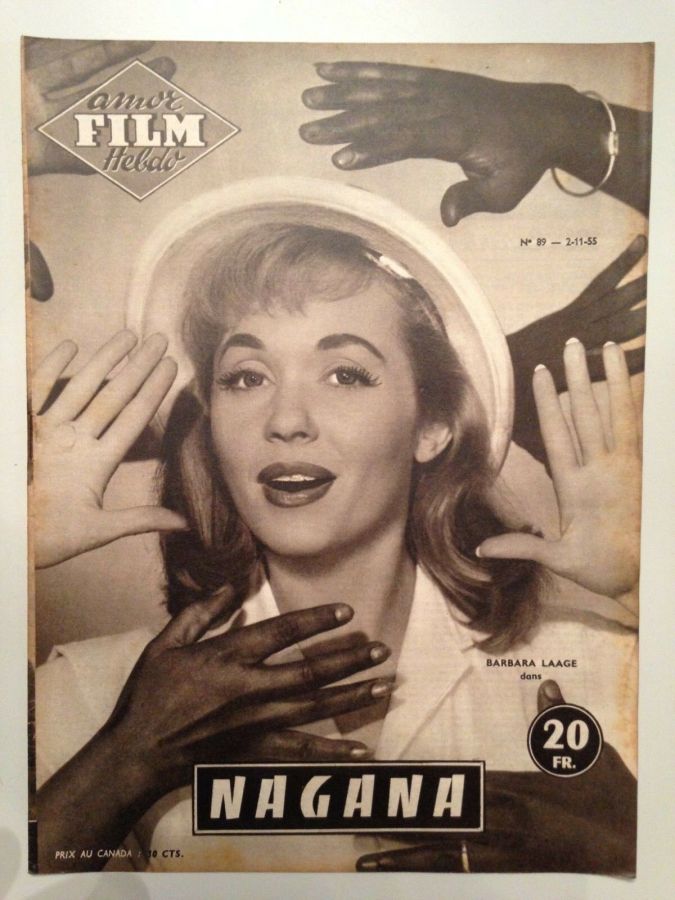 AMOR FILM magazine side cover Issue 89 November 1955