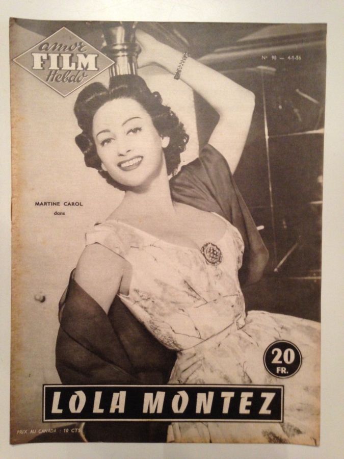 AMOR FILM magazine side cover Issue 98 4 January 1956