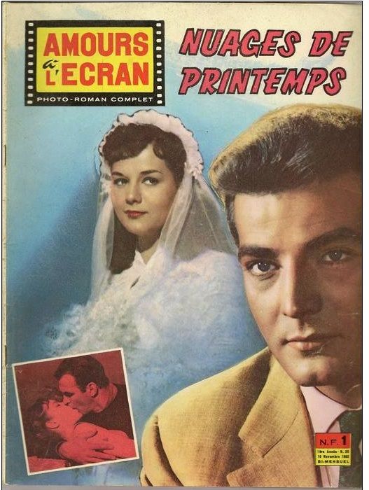 AMOURS A LECRAN magazine side cover Issue 20 10 November 1962