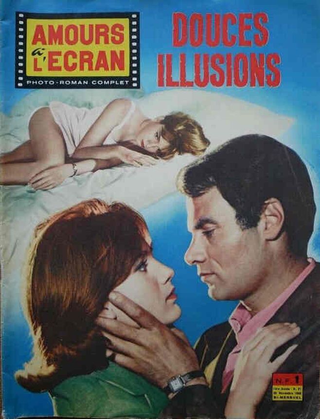 AMOURS A LECRAN magazine side cover Issue 21 25 November 1962