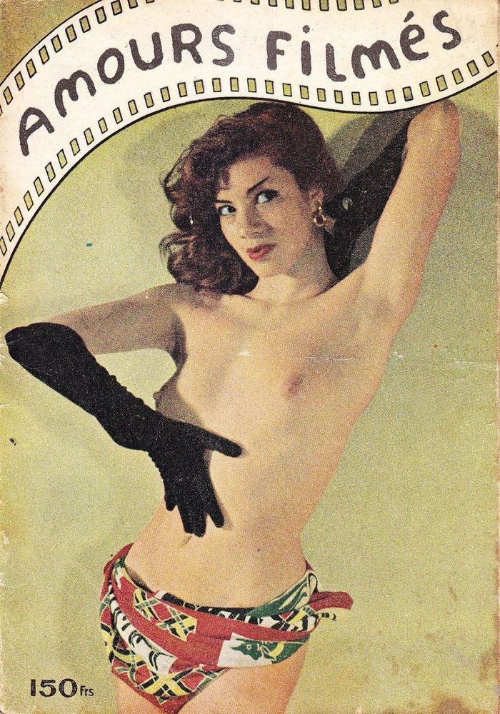AMOURS FILMES magazine side cover  1952
