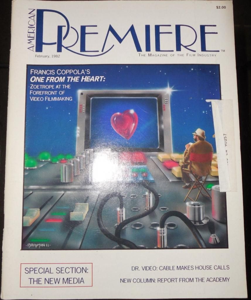 AMERICAN PREMIERE magazine side cover February 1982