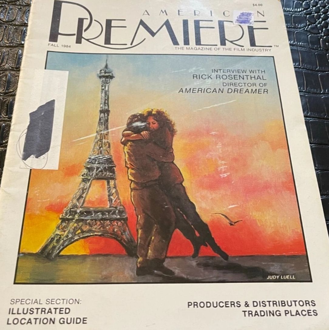AMERICAN PREMIERE magazine side cover Fall 1984
