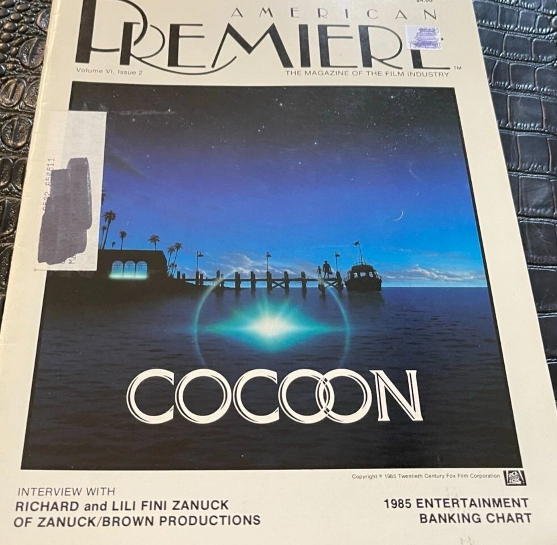 AMERICAN PREMIERE magazine side cover  June 1985
