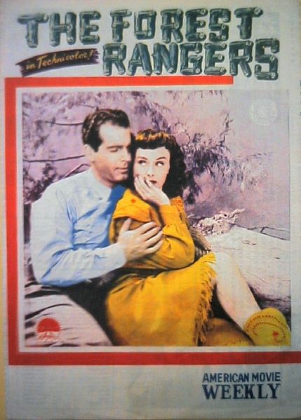 AMERICAN MOVIE WEEKLY magazine side cover 27 December 1950