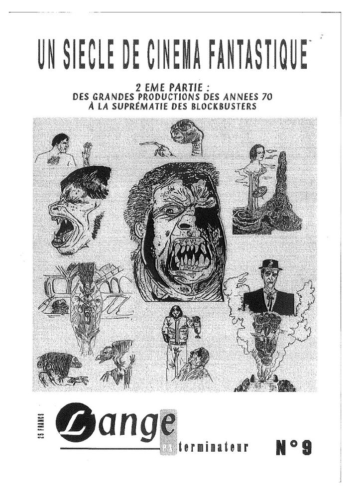 ANGE EXTERMINATEUR magazine side cover Issue 9  October 1998