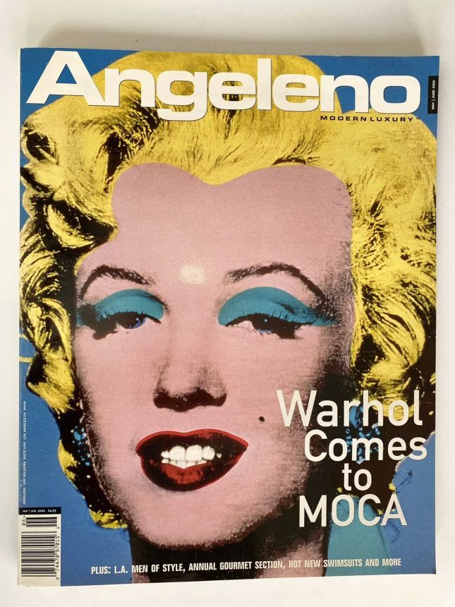 ANGELENO magazine side cover  May/June 2002