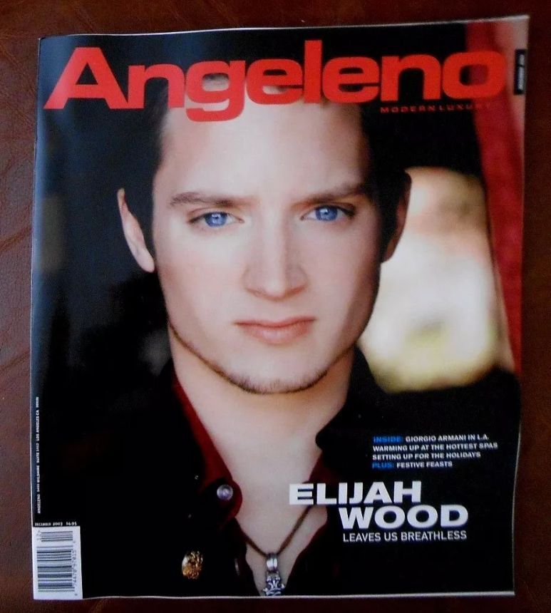 ANGELENO magazine side cover  December 2003