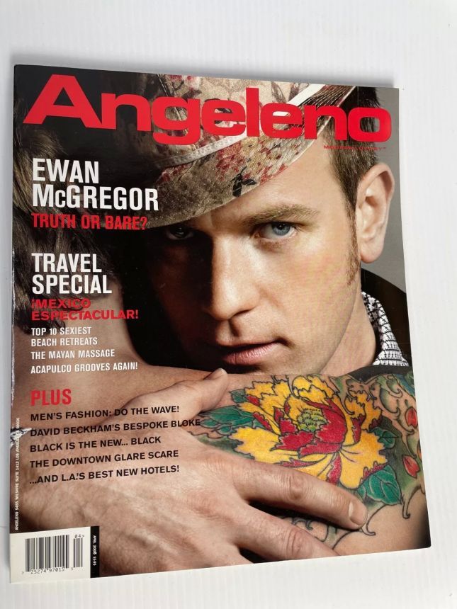 ANGELENO magazine side cover  April 2008