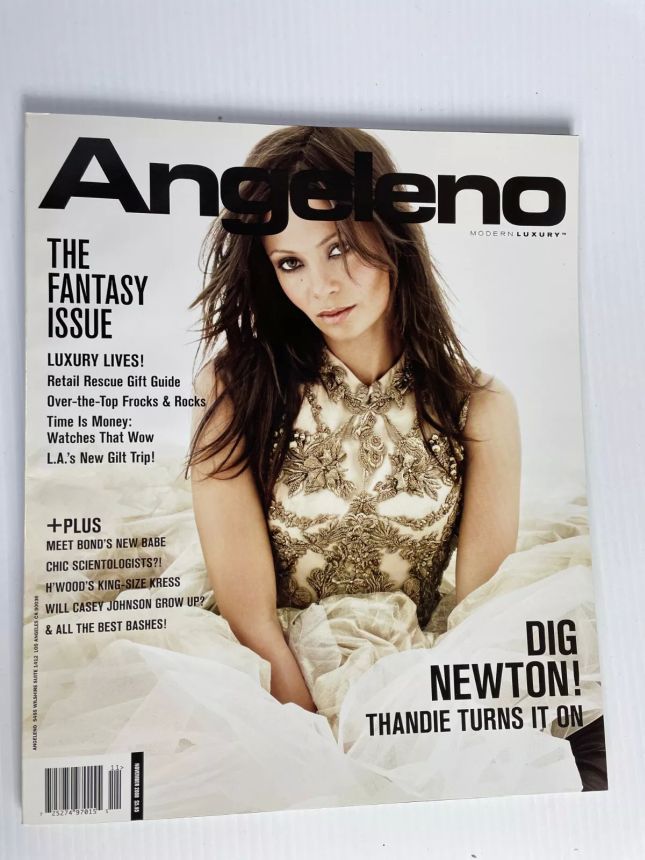 ANGELENO magazine side cover  November 2008