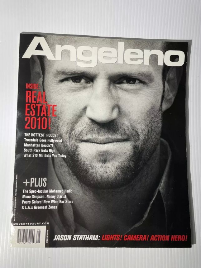 ANGELENO magazine side cover  August 2010