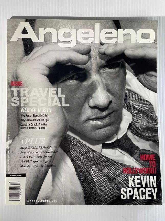 ANGELENO magazine side cover  October 2010