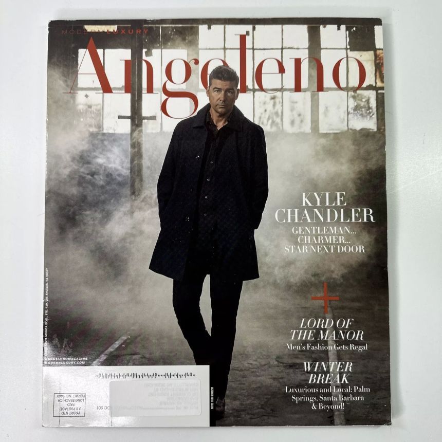 ANGELENO magazine side cover  October 2018