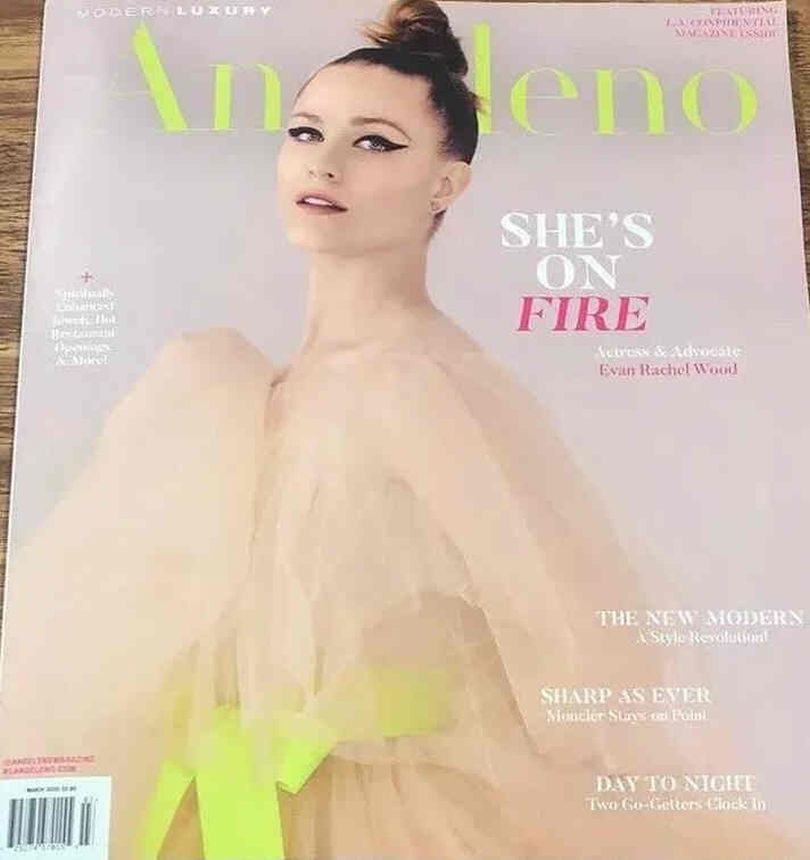 ANGELENO magazine side cover  March 2020
