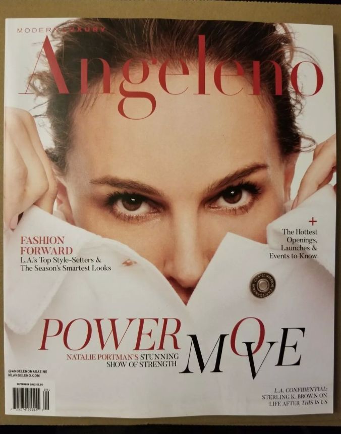 ANGELENO magazine side cover  September 2022