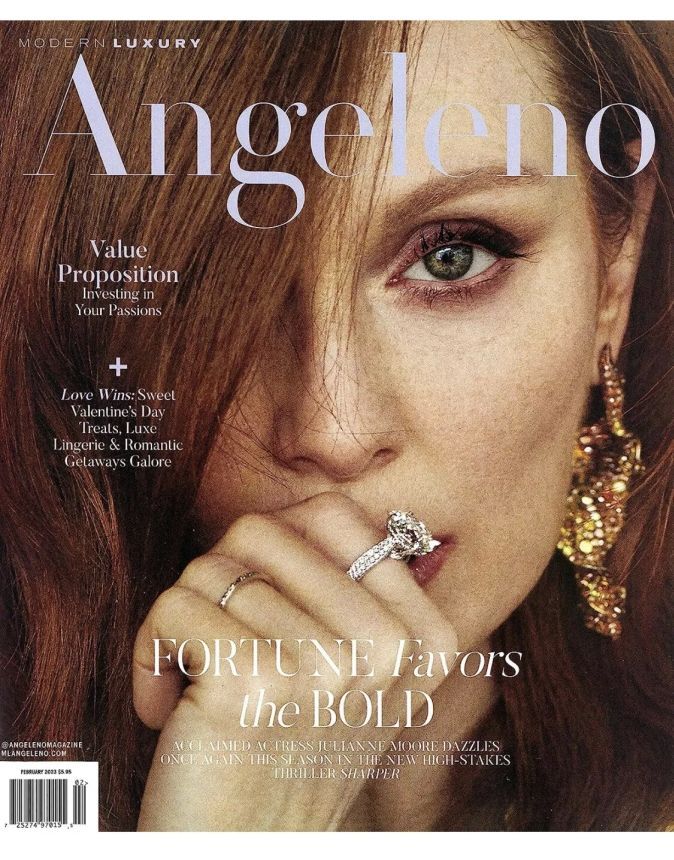ANGELENO magazine side cover  February 2023
