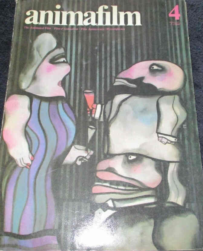 ANIMAFILM (France) magazine side cover Issue 4   1980