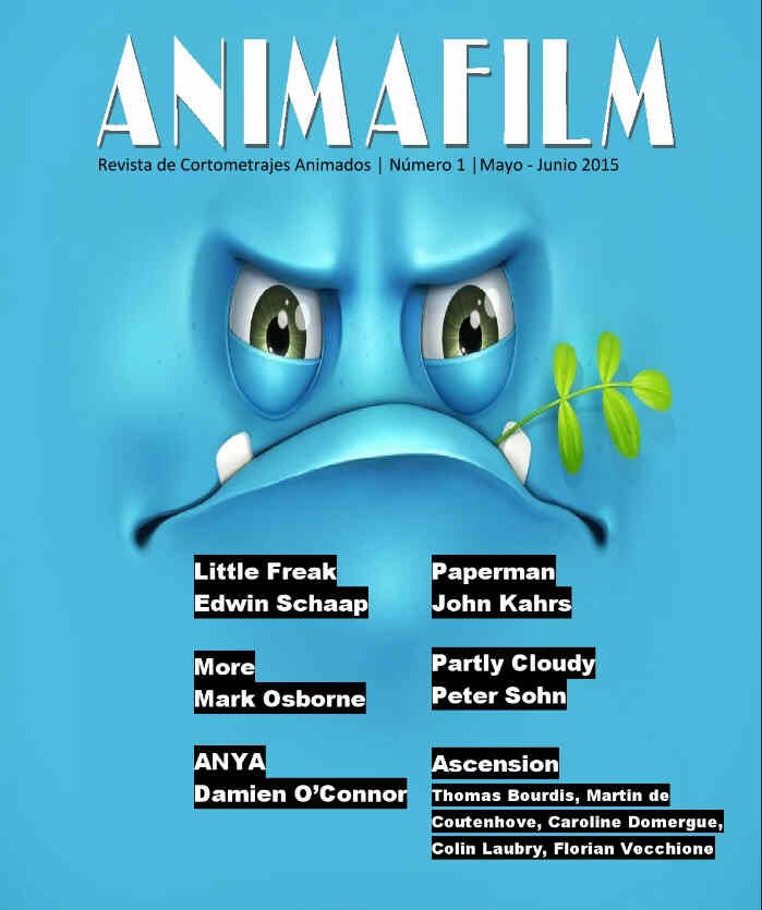 ANIMAFILM (SPAIN) magazine side cover Issue 1 May/June 2015