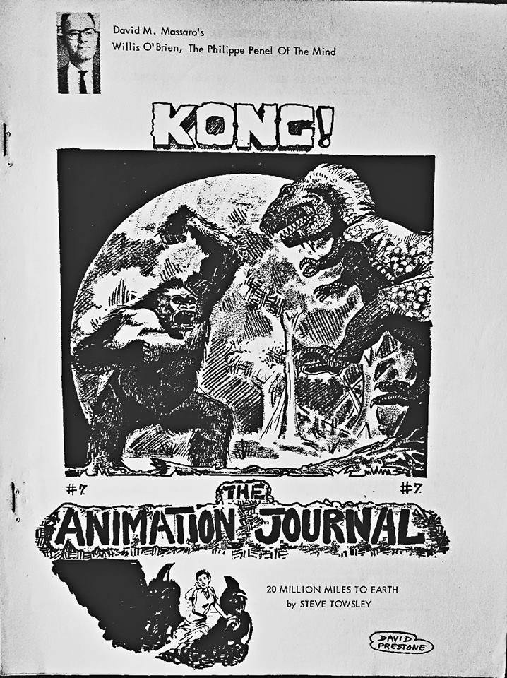 ANIMATION JOURNAL (1960s) magazine side cover Issue 7  