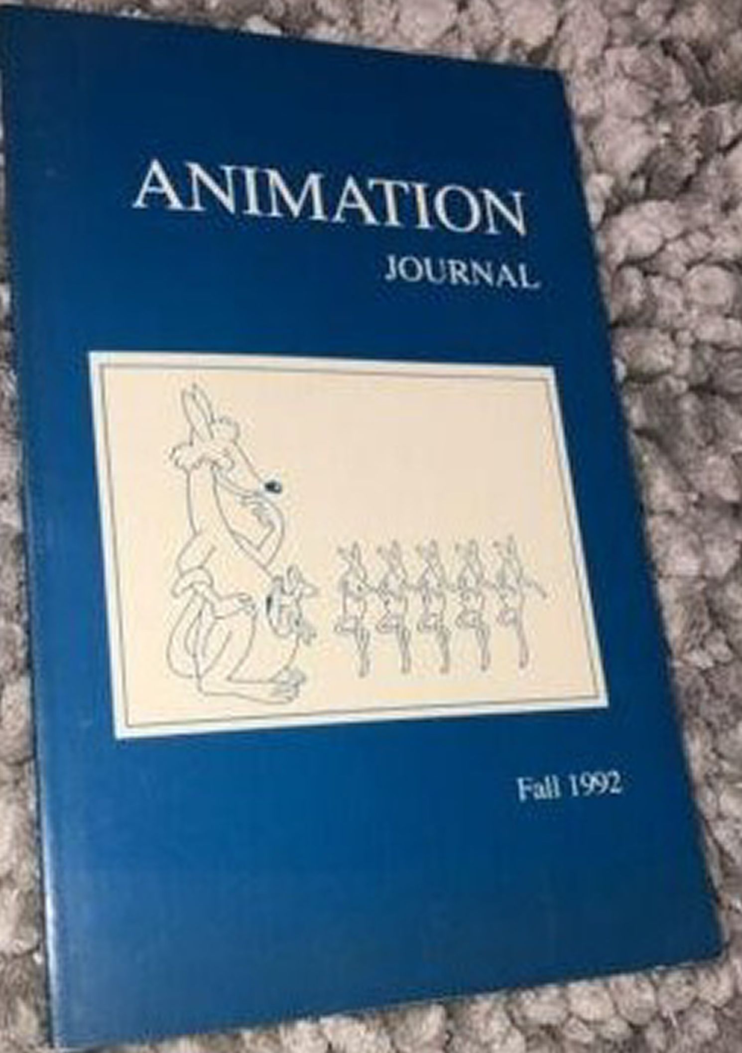 ANIMATION JOURNAL magazine side cover l December 1992