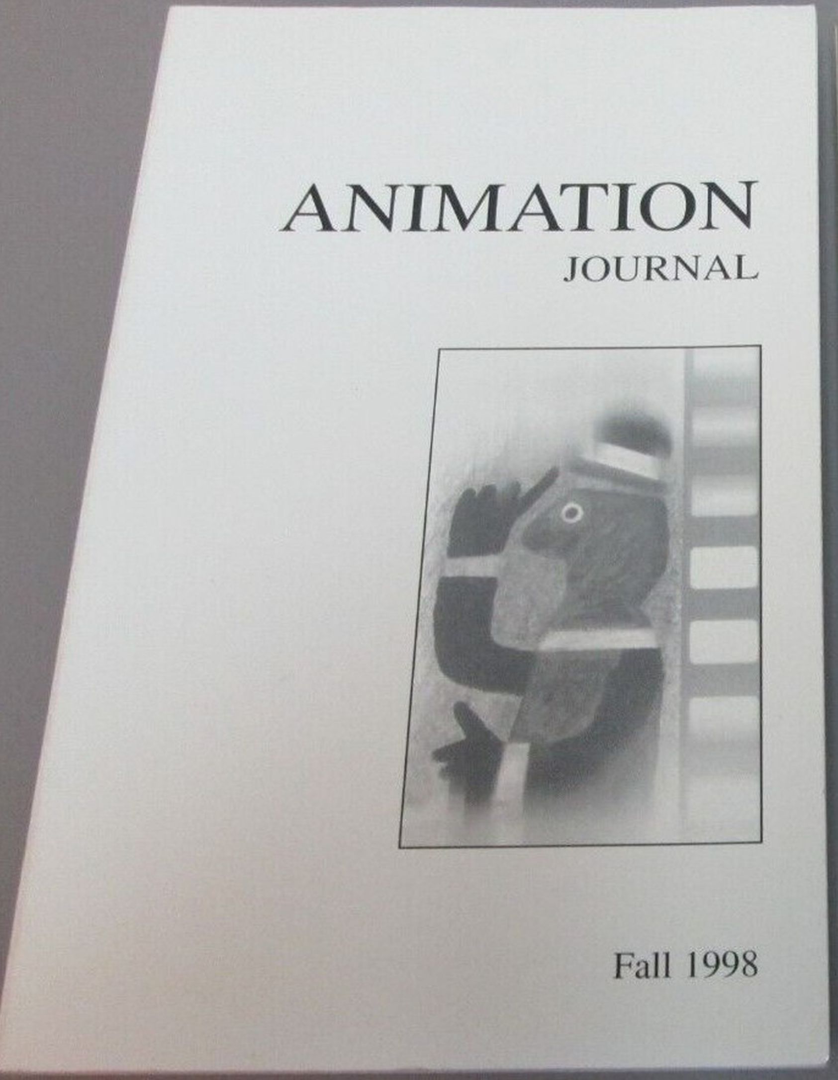 ANIMATION JOURNAL magazine side cover  Vol 7 No  1 Fall 1998