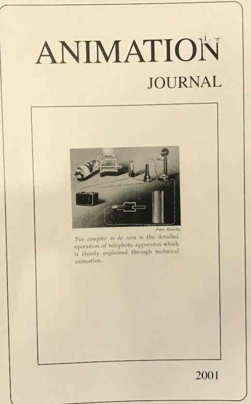 ANIMATION JOURNAL magazine side cover Issue 9   2001