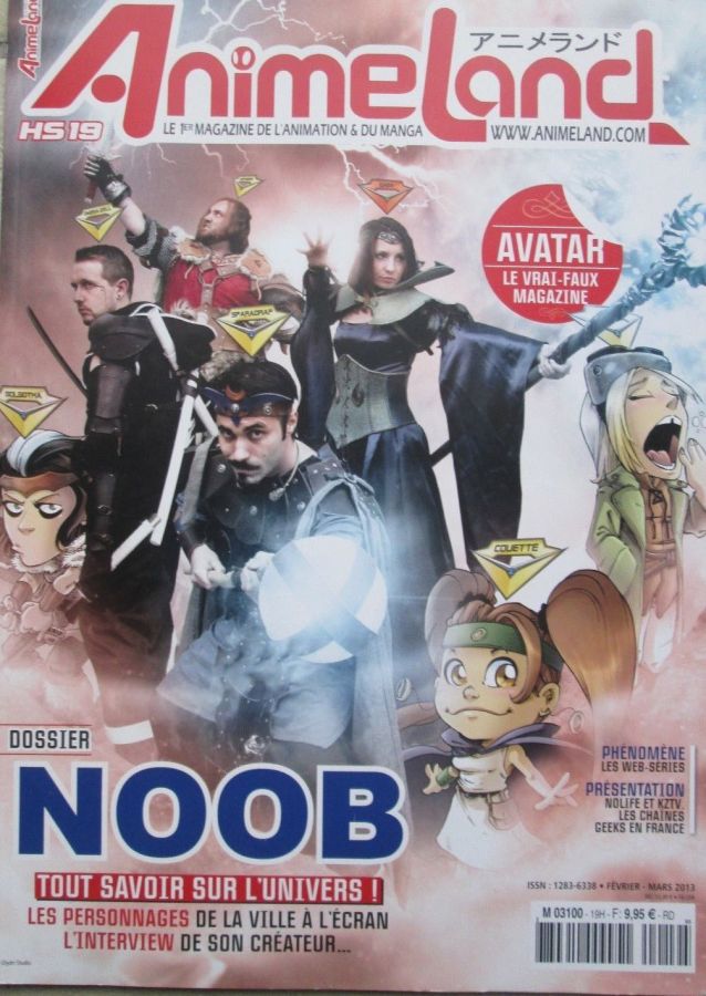 ANIMELAND magazine side cover Issue 19  Special  February/March 2013