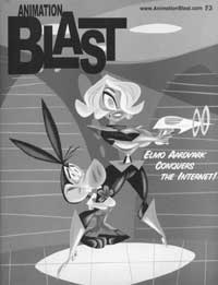 ANIMATION BLAST magazine side cover Issue 1  