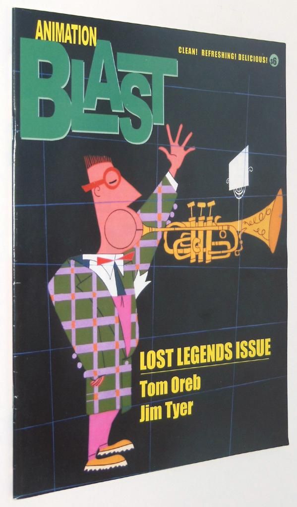 ANIMATION BLAST magazine side cover Issue 6  