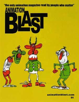 ANIMATION BLAST magazine side cover Issue 7  