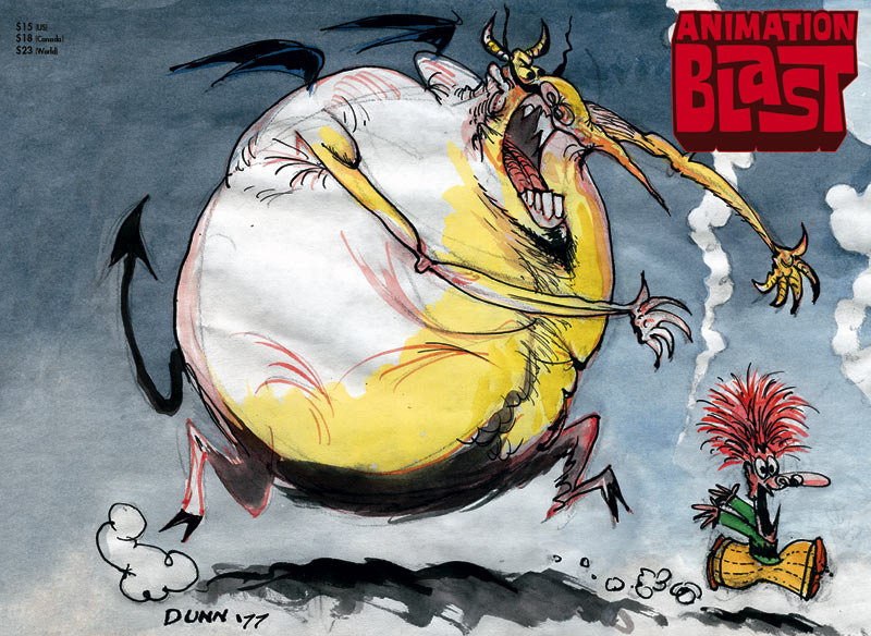 ANIMATION BLAST magazine side cover Issue 9 April 2004