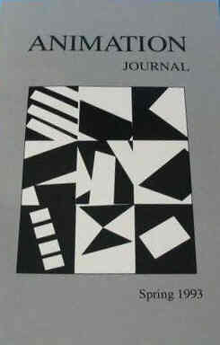 ANIMATION JOURNAL magazine side cover Spring 1993