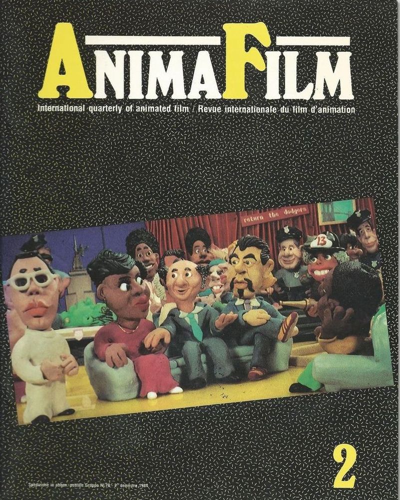 ANIMAFILM magazine side cover Issue 2 April/June 1984