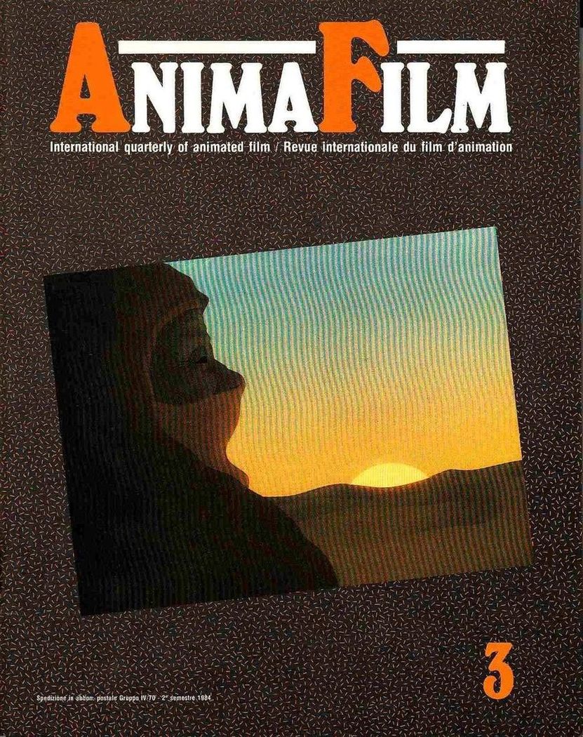 ANIMAFILM magazine side cover Issue 3 July-December 1984