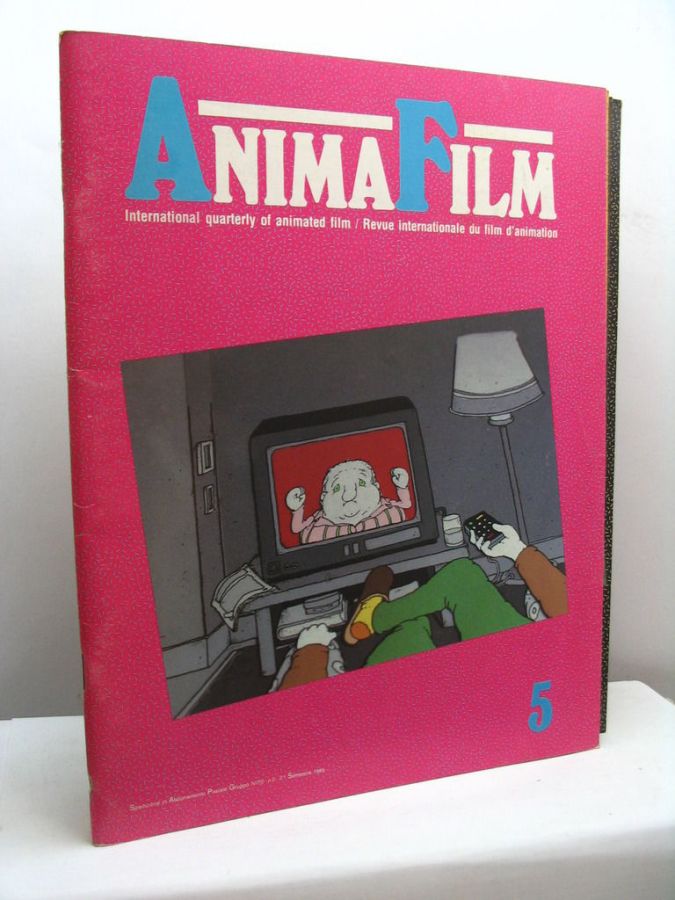 ANIMAFILM magazine side cover Issue 5   1985