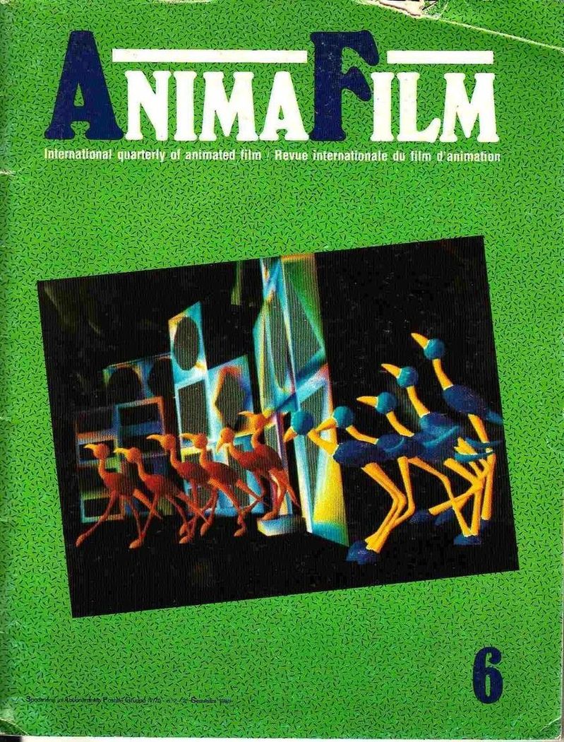 ANIMAFILM magazine side cover Issue 6  1985