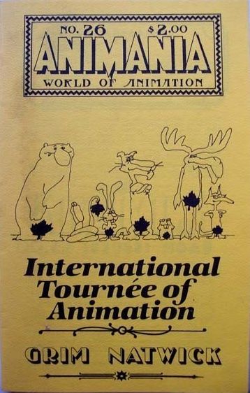 ANIMANIA magazine side cover Issue 26 June 1983